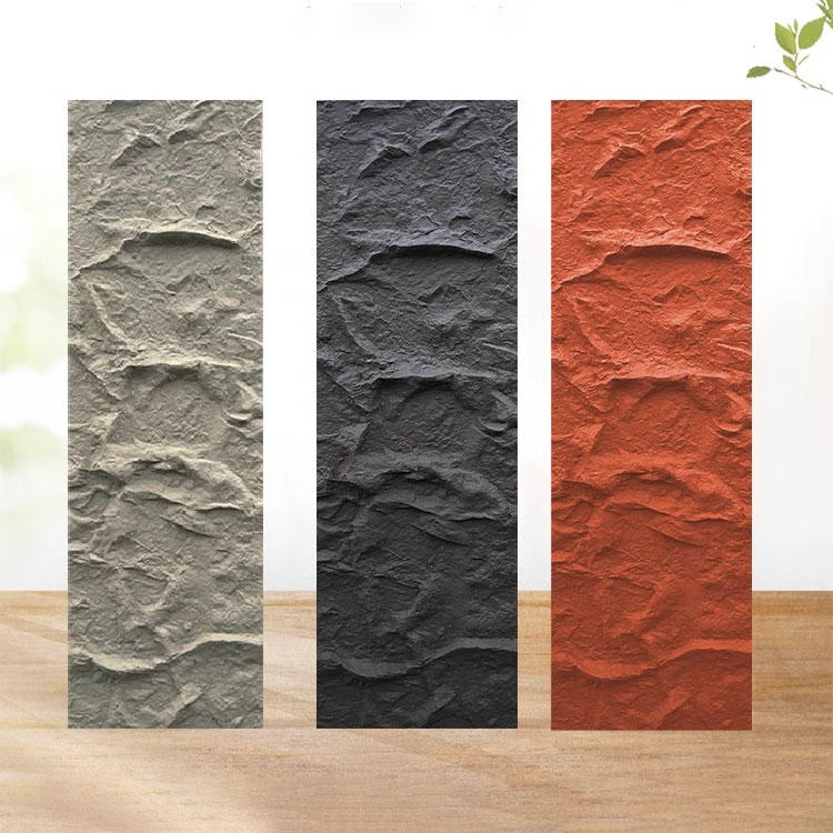 Panel de piedra Artificial de poliuretano para interior y exterior