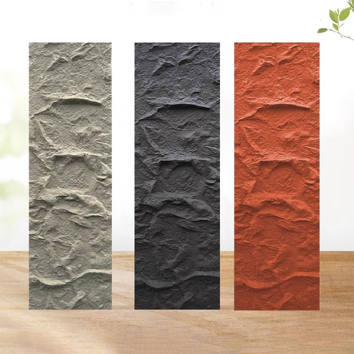 Panel de piedra Artificial de poliuretano para interior y exterior