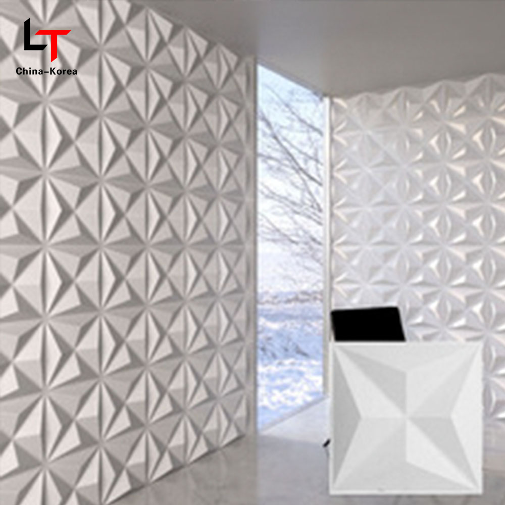 Panel 3D Moderno de PVC para Pared/Sticker Interior Impermeable, Forma de Diamante Negro Mate para Decoración de Pared de Sala y Dormitorio