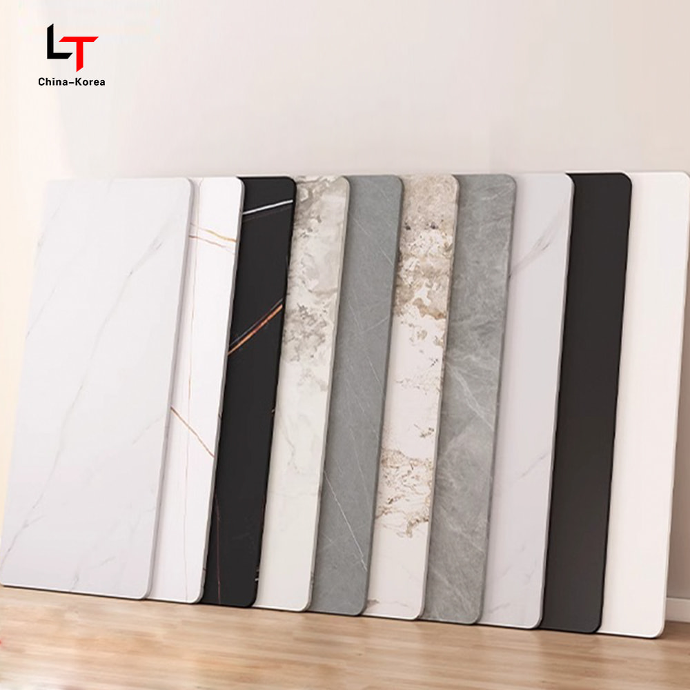 1220 × 2440 mm Panel de cristal de carbono PVC Impresionante Fireproof Decorative Wall Swinter para exteriores con recubrimiento UV
