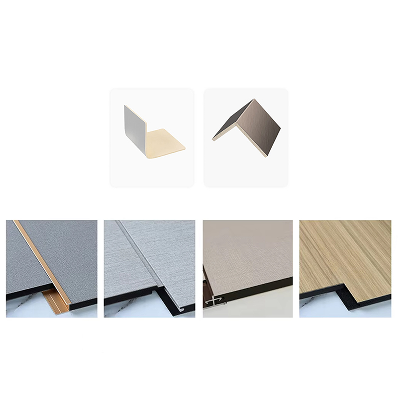 Paneles decorativos de madera de PVC resistente al fuego de 1220 × 2800 mm resistente al fuego