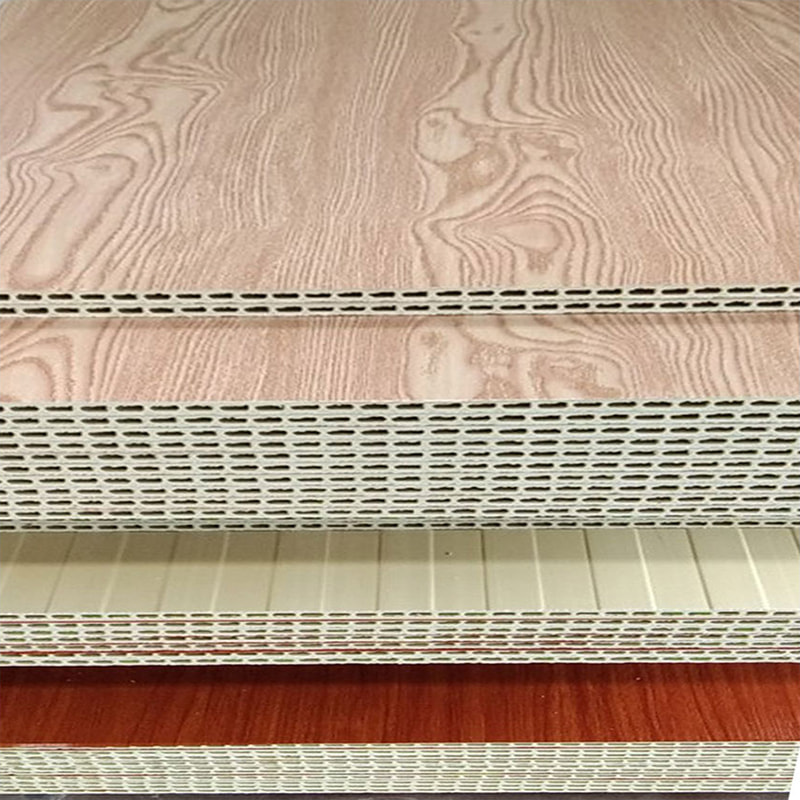 Panel de pared PVC de fibra de madera de bambú de bambú moderno para el panel de pared de paquete duro de fondo para TV para el techo interior para uso del hotel