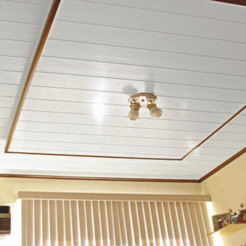 Panel de pared integrado de fibra de madera de bambú ecológica 600x9 mm PVC WPC Durtable Versátil Versátil Moderno Diseño de interiores Fácil instalación