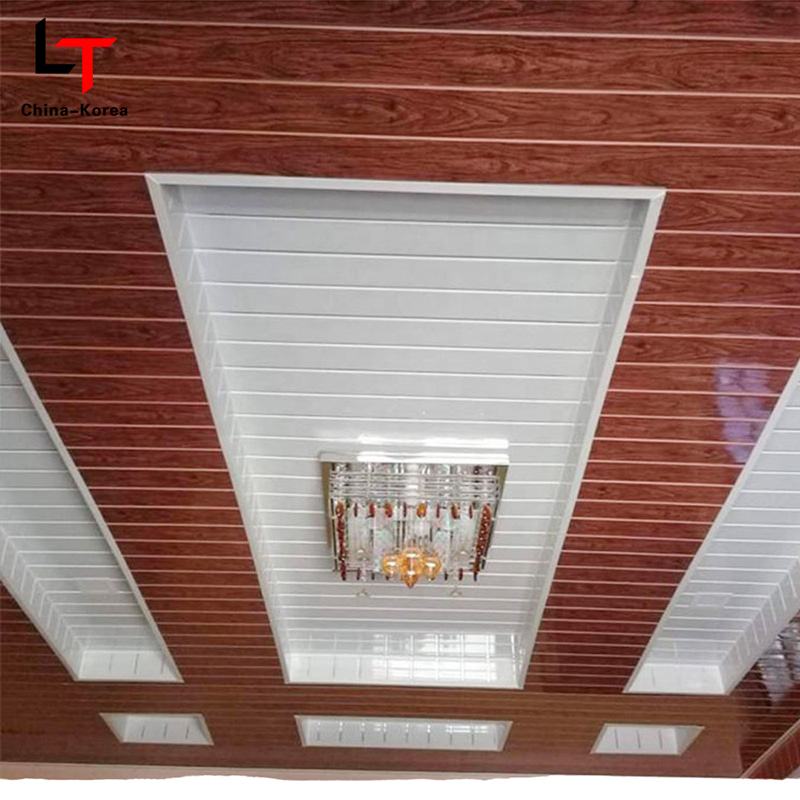 Panel de Decoración Interior Melinco, Textura de Piedra Falsa, Panel Plano de PVC para Techos, Tablero de Pared con Grano de Mármol, Lámina Impermeable
