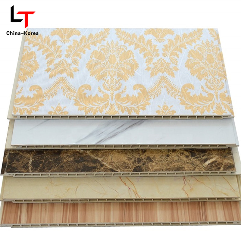 Panel de Decoración Interior Melinco, Textura de Piedra Falsa, Panel Plano de PVC para Techos, Tablero de Pared con Grano de Mármol, Lámina Impermeable