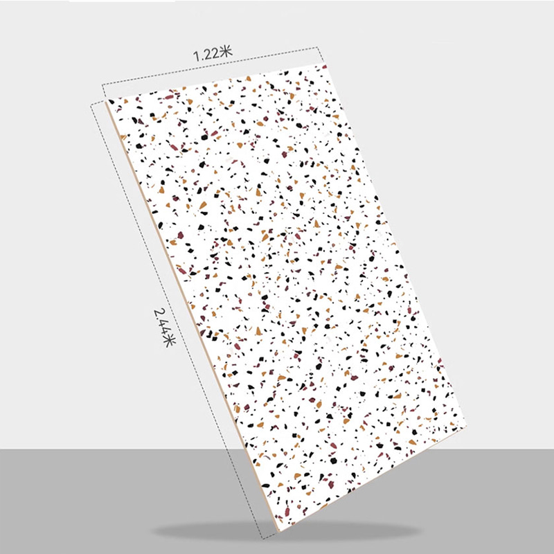 1220 mm × 2440 mm PVC Alternativo de plástico PVC Mármol Spc Panel de pared y placa Imitación artificial Marble UV UV SHOED PVC Mármol