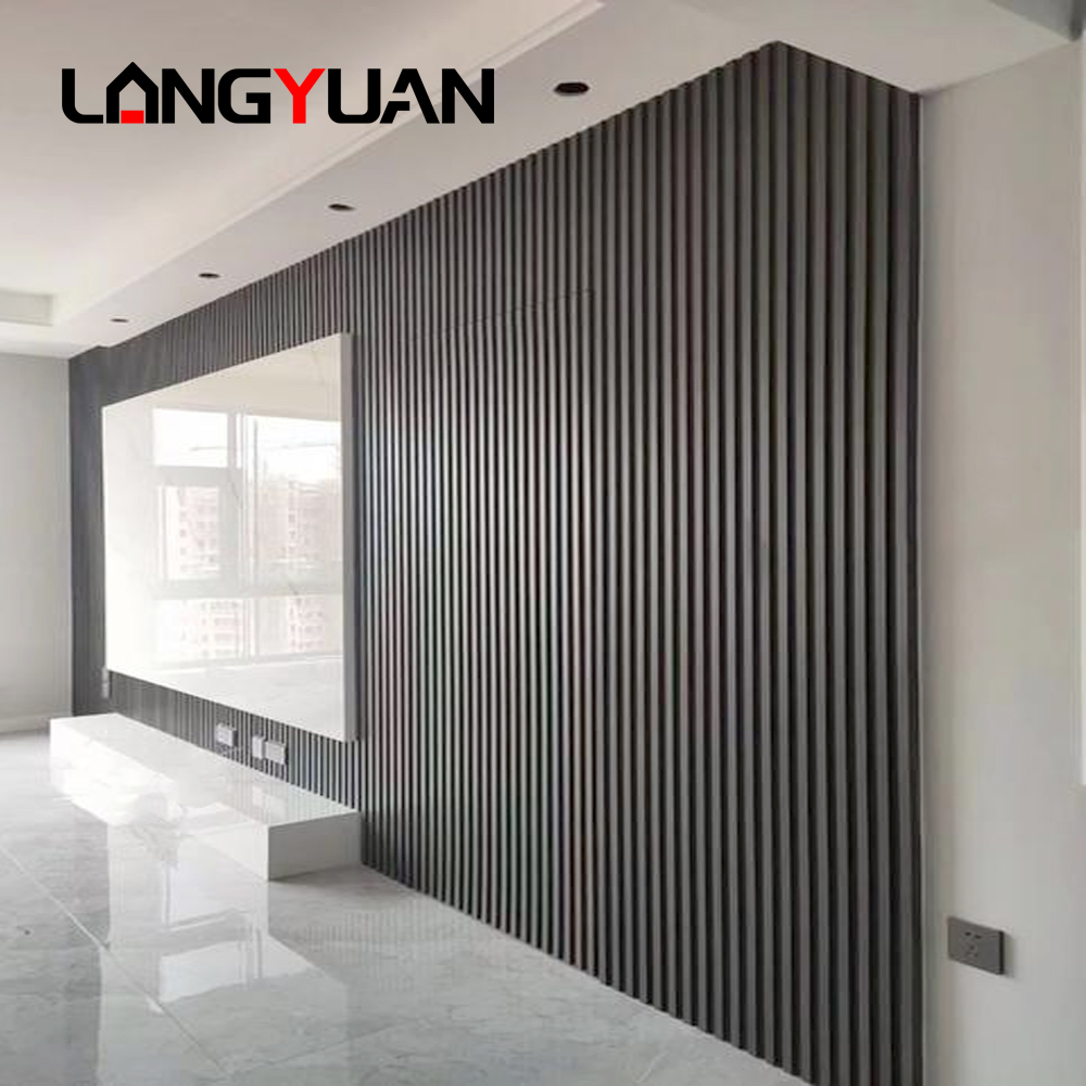 Paneles de Pared WPC Interior, Tablero de Compuesto de Plástico y Madera, Revestimiento Impermeable, Aislante Acústico y Resistente al Fuego para Gimnasio, Decoración de Interiores del Hogar