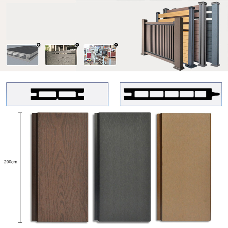 Pantalla Decorativa de Cercado Co-extruida, Rejilla Resistente a la Intemperie, Cercado Privado de Jardín de WPC, Resistente al Sol, Resistente al Desgaste, Anti-termita, Fácil de Instalar