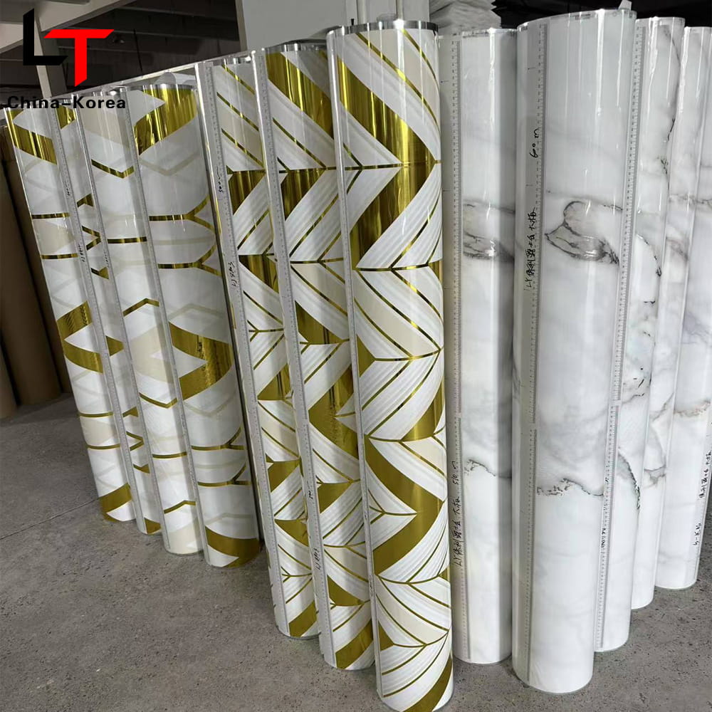 Película de Transferencia de Calor de Impresión 3D 5D, Película de Decoración para Muebles de PVC, Foil para Prensa al Vacío para Puertas y Paneles de Pared WPC, Tablero UV