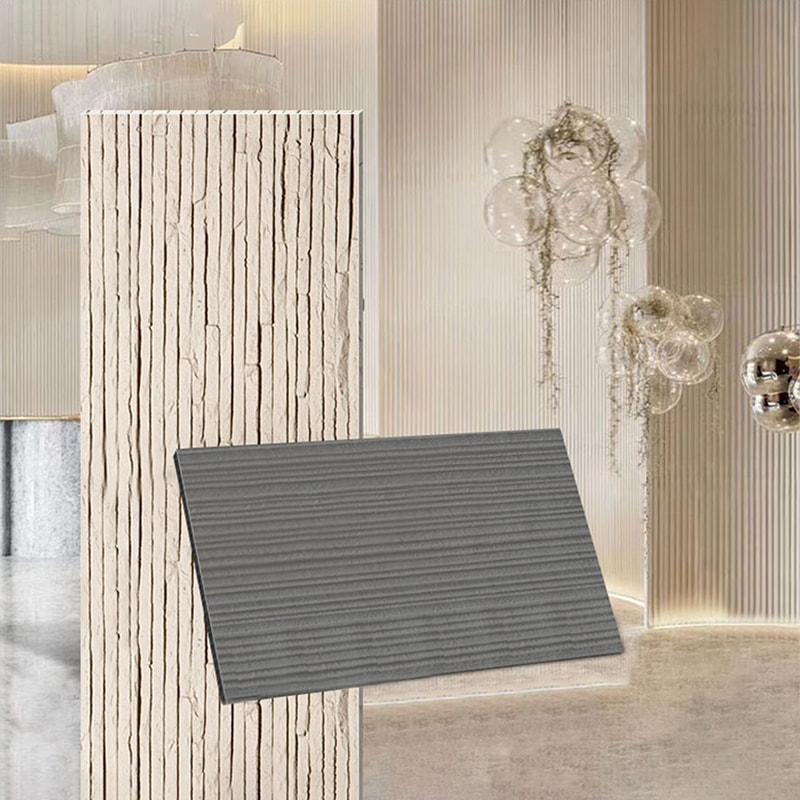 Paneles de Pared Livianos, Resistente al Fuego, Diseño Moderno, Revestimiento de Pared de Piedra Suave de Material Nuevo, Baldosas MCM Flexibles para Revestimiento Lineal de Pared