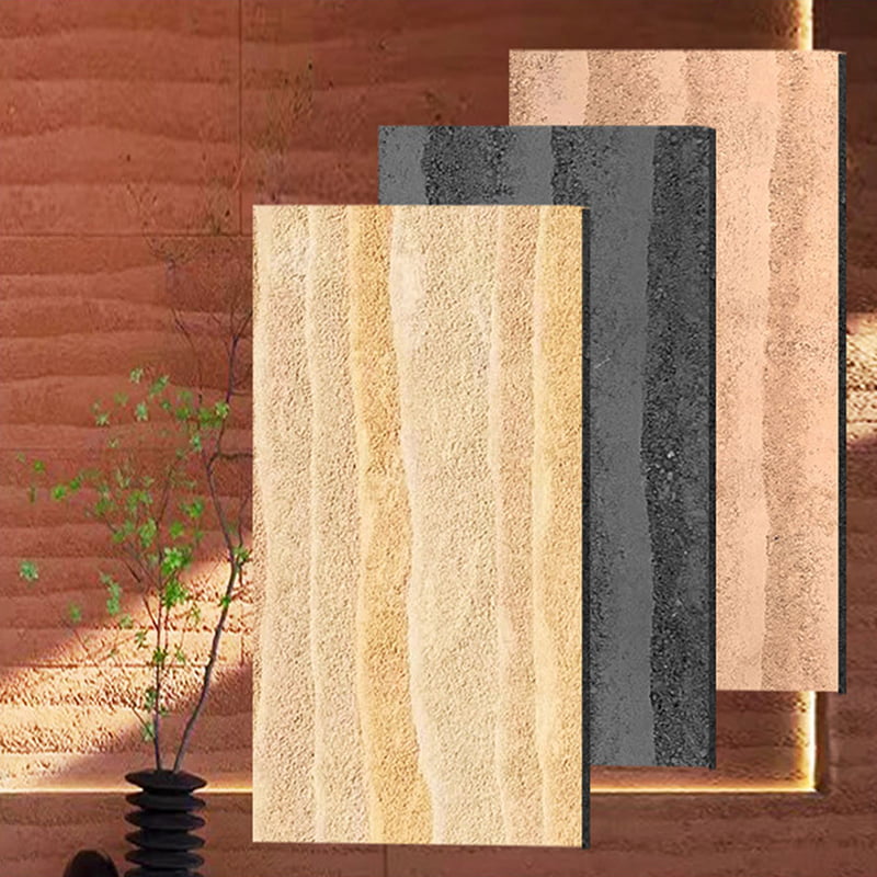 Paneles de Pared Livianos, Resistente al Fuego, Diseño Moderno, Revestimiento de Pared de Piedra Suave de Material Nuevo, Baldosas MCM Flexibles para Revestimiento Lineal de Pared