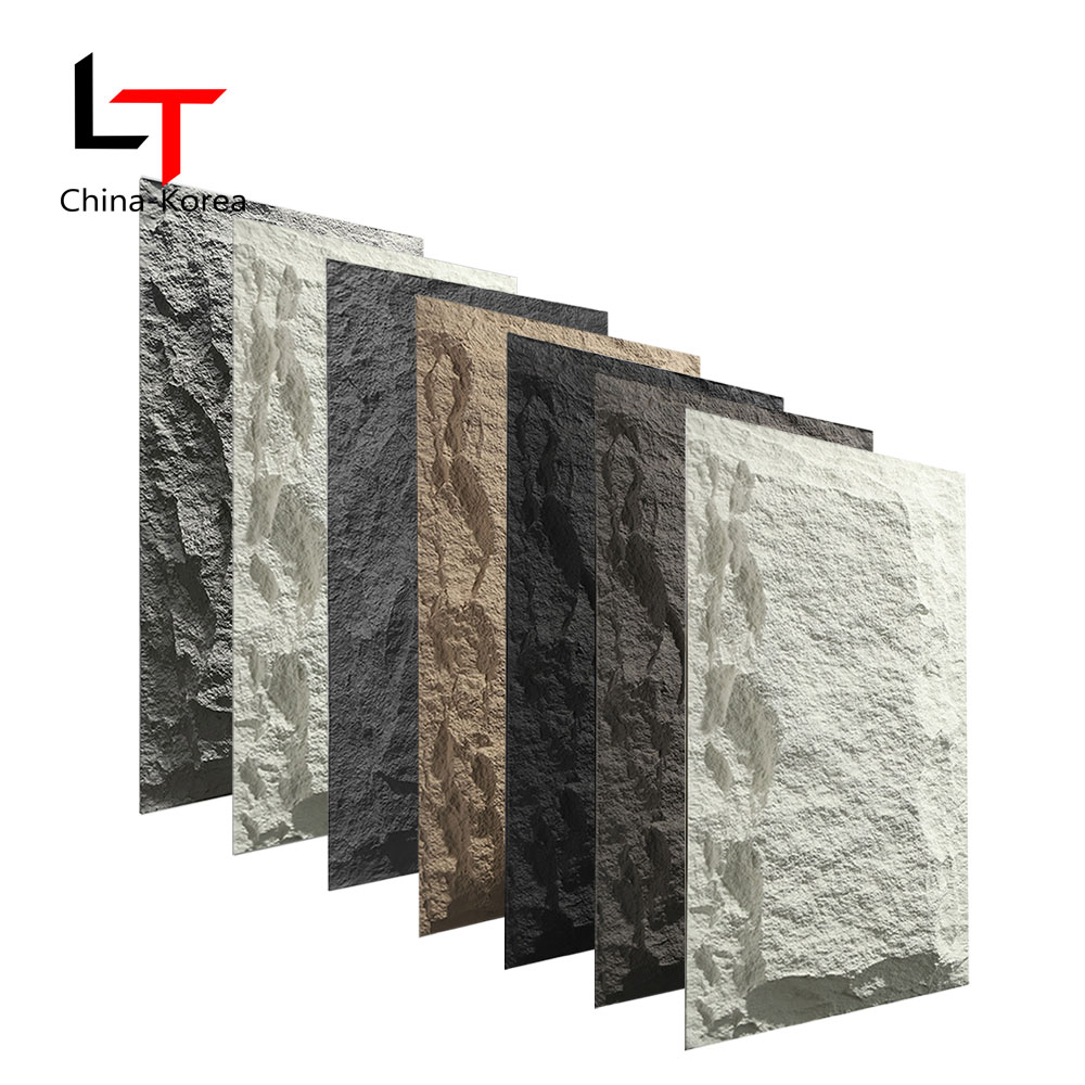 Paneles de pared de piedra PU